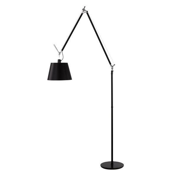 Artemide Tolomeo Mega Gulvlampe Sort 32 Cm Skærm Med Lysdæmper