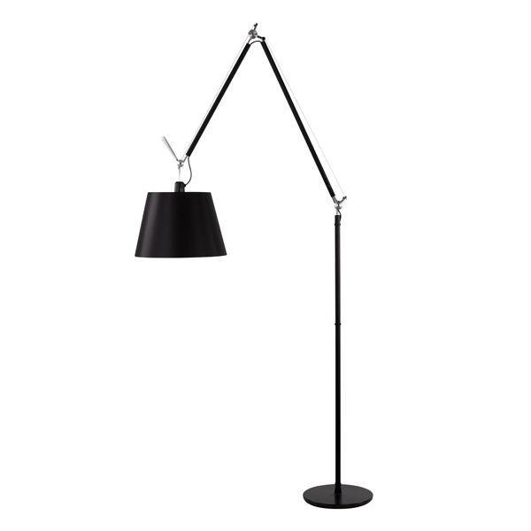 Artemide Tolomeo Mega Gulvlampe Sort 42 Cm Skærm Med Lysdæmper
